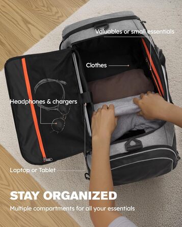 Спортивна сумка Tolaccea: велика містка сумка-рюкзак з відділенням для взуття та мокрих речей. Ідеальна для тренувань, подорожей, басейну, сауни, футболу (для чоловіків та жінок)