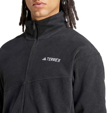 Чоловіча флісова куртка-світшот adidas Terrex Multi Full Zip, чорна, розмір L