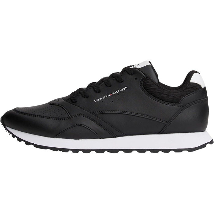 Кросівки Tommy Hilfiger Runner з екошкіри, чорно-білі, 43 EU