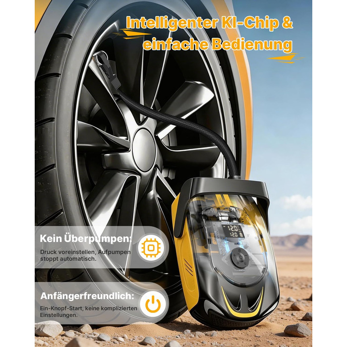 Насос електричний для SUP дошки з акумулятором 50PSI: помпа для накачування SUP, каяка, повітряних куль, матраців з LED-підсвіткою