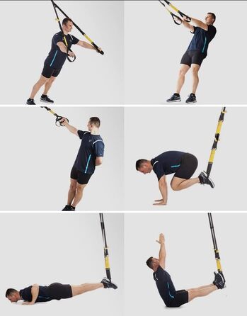 HAKENO Турнік для турніків на двері, стійкий (до 200 кг) - Фітнес-тренажер для дому з петлею