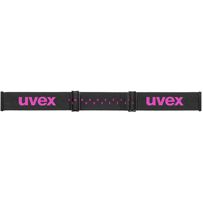 Дитячі гірськолижні окуляри uvex pwdr FM з дзеркальним покриттям та антифогом, чорний матовий/зелений, універсальний розмір