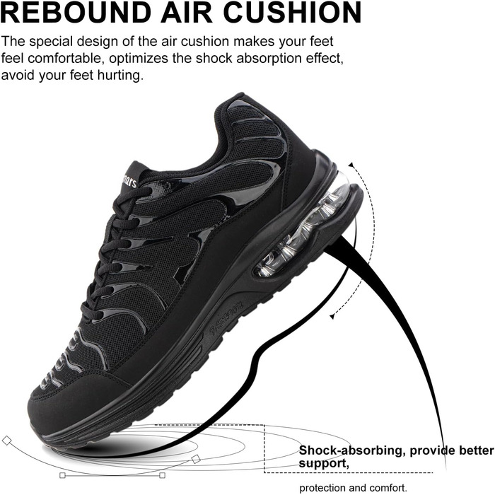 Кросівки для бігу Hitmars: чоловічі та жіночі, спортивні, тенісні, фітнес, бігові. Легкі, чорні, розміри EU 36-48