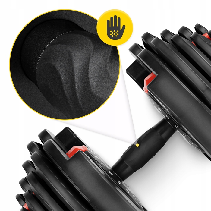 Регульовані чавунні гантелі 4FIZJO 1 x 40 кг