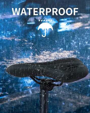 Велосипедне сідло MSDADA Gel MTB: комфортне, ергономічне, водонепроникне сідло для гірського велосипеда, BMX, шосе, міського велосипеда, спінінгу (чоловіче/жіноче)