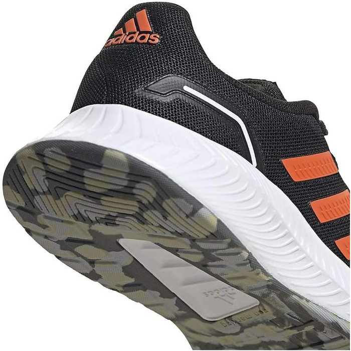 Кросівки дитячі adidas Runfalcon 2.0 чорно-помаранчеві, 28.5 EU