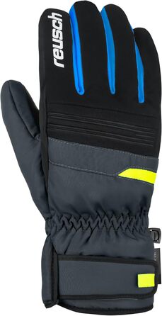 Унісекс рукавички Reusch Brandon R-tex XT для чоловіків, темно-сірі/жовті, розмір 9, водонепроникні зимові перчатки