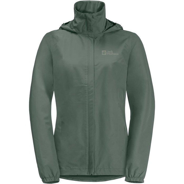 Жіноча вітрівка Jack Wolfskin Stormy Point 2l Jkt W, колір hedge green, розмір XS