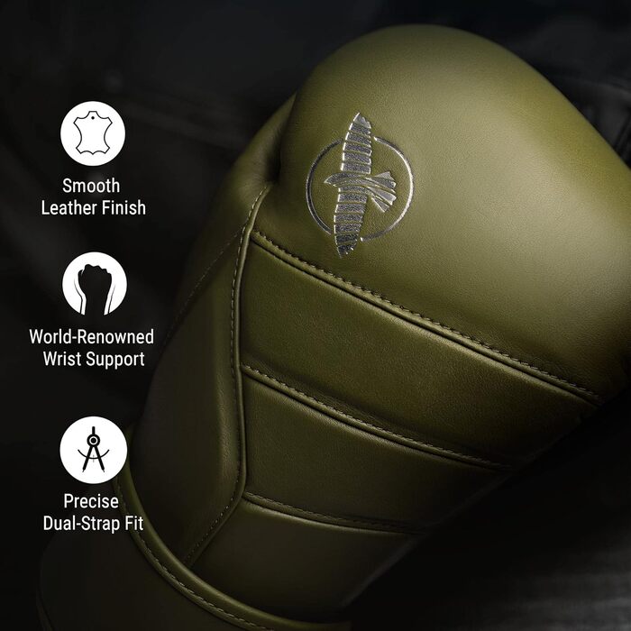 Боксерські рукавички Hayabusa T3 Kanpeki, 16oz, зелені