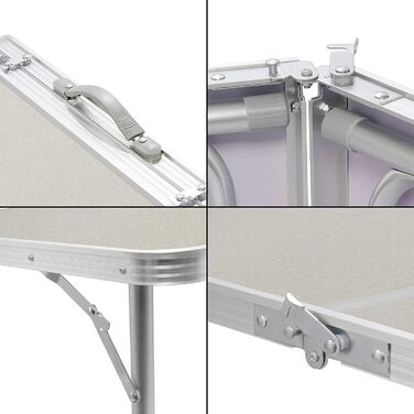 Складаний багатофункціональний стіл GOODS+GADGETS 120x60 см: для кемпінгу, ринку, саду, фестивалів