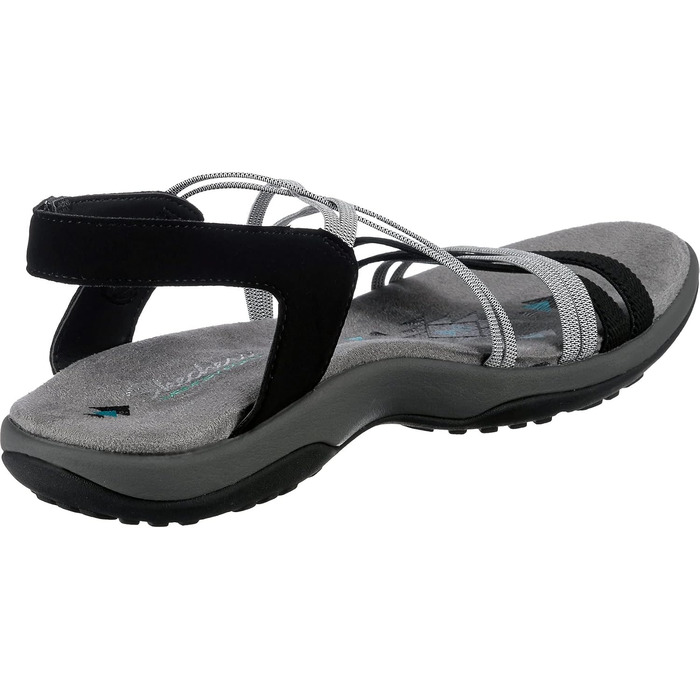 Чоловічі сандалії Skechers Reggae Slim-Takes Two, чорно-темно-сірі, 40 EU