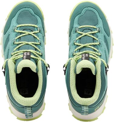 Черевики трекінгові Jack Wolfskin Vojo Tour Texapore Mid K (35 EU, Смарагдовий зелений)