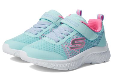 Кросівки Skechers Microspec Bold Delight для дівчаток (31 EU, Аква Роза)