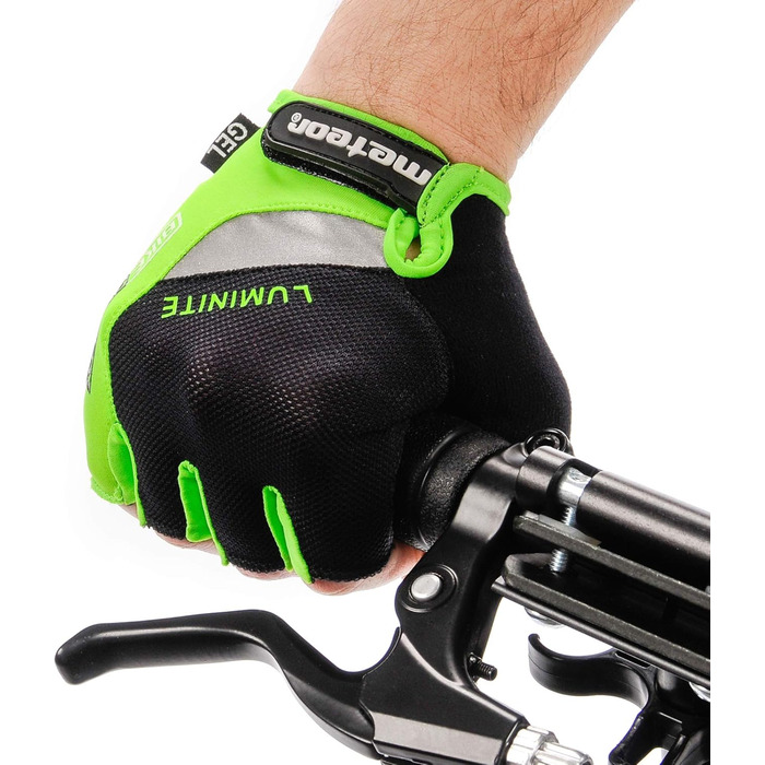 Рукавички для гірського велосипеда Meteor Radhandschuhe Gel GX31 Green - чоловічі, жіночі, дитячі, для даунхілу та хайкінгу
