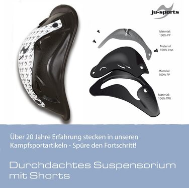 Захисний бандаж Ju-Sports Base Supporter з чашею Motion Pro Flexcup, вентиляція, дихаюча сітка, 4-сторонній стрейч, розмір XL, чорний