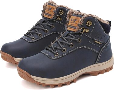 Зимові черевики Arrigo Bello для жінок та чоловіків, утеплені, непромокаючі, антиковзаючі, синього кольору, розмір 36-46