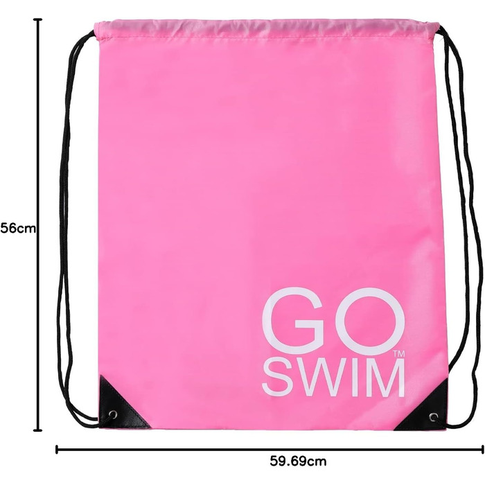 Дитячий жилет для плавання Go Swim Fab Flamingos L (3-6 років, 19-30 кг) з безкоштовною сумкою для плавання