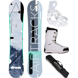 Комплект сноубордистський Airtracks Drom Rocker: сноуборд, кріплення Master W Fastec, черевики Star W, сумка для сноуборду (140-155 см)
