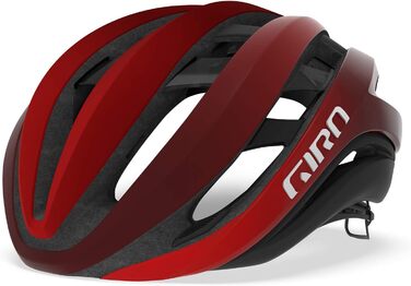 Велосипедний шолом Giro Aether MIPS, матовий, червоний/чорний, розмір S (51-55 см)