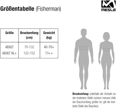 Рятувальний жилет для рибалки MESLE Fisherman з кишенями, 50N, для човна, SUP, каяка, антрацит, для дорослих