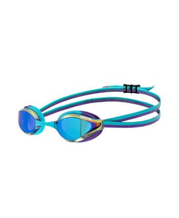 Дитячі окуляри для плавання Arena Python, унісекс, 6-12 років, для змагань, малий каркас, антизапарні лінзи, Smaragd/Pfau/Pflaume