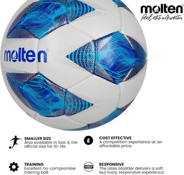 Футбольний м'яч Molten FXA2810 білий/синій/сріблястий