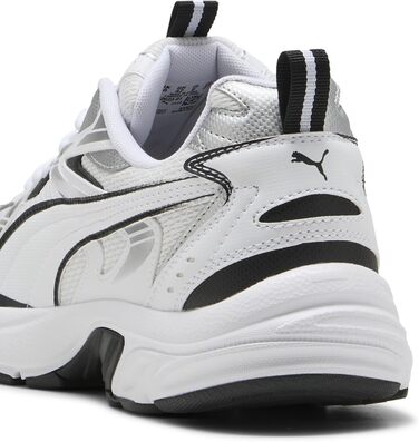 Кросівки Puma Milenio Tech чоловічі білі, чорні, срібні - 47 EU