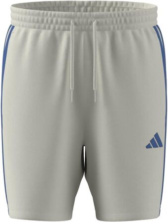 Чоловічі шорти Adidas Essential Three Stripes French Terry (Off White/Ray Blue), розмір XXS