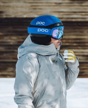 Гірськолижна маска POC Fovea Clarity Comp для змагань, синя лінза Spektris Blue, колір Natrium Blue