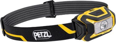 PETZL ARIA 1: Компактна водонепроникна налобний ліхтар 350 люмен, жовто-чорний