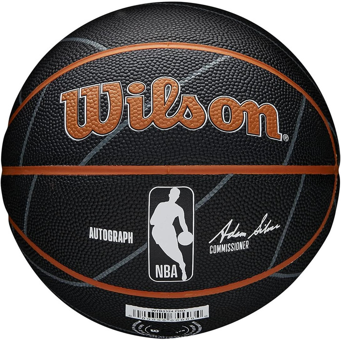 Міні-баскетбольний м'яч Wilson NBA Team Phoenix Suns з автографом