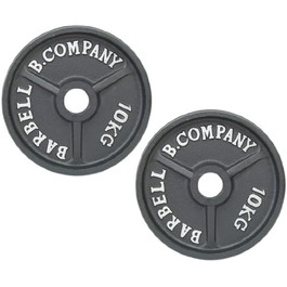 Професійні олімпійські диски Profi Olympia 50/51 мм, 2×10 кг, чавунні