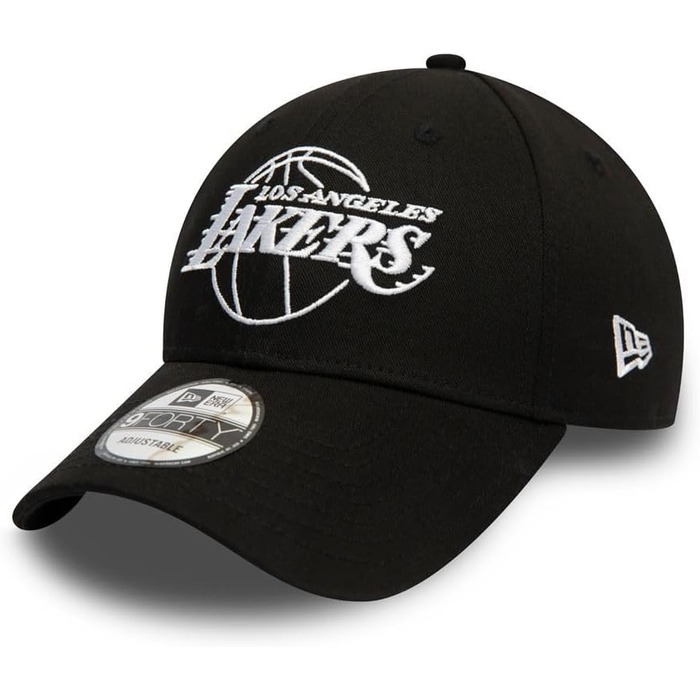 Кепка New Era Basketball 9Forty з логотипом команди NBA Los Angeles Lakers, чорна