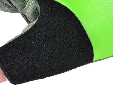 Велосипедні рукавички Radsport Kurz - короткі велорукавички для їзди по пересіченій місцевості (MTB), літні рукавички для жінок та чоловіків, білі (XXL, зелені)