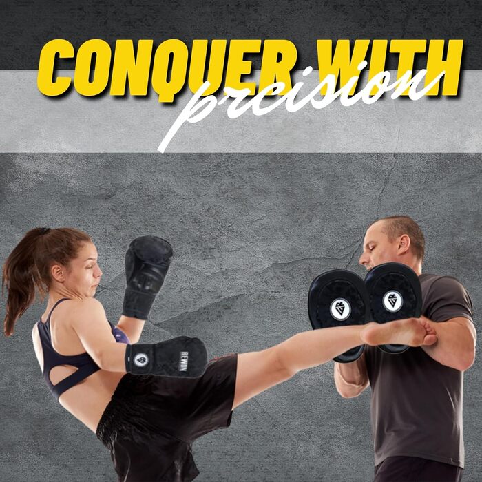 Рукавички-лапи для боксу REWON, ударні мішені для MMA, кікбоксингу, карате, тайського боксу, амортизаційні подушки для тренувань