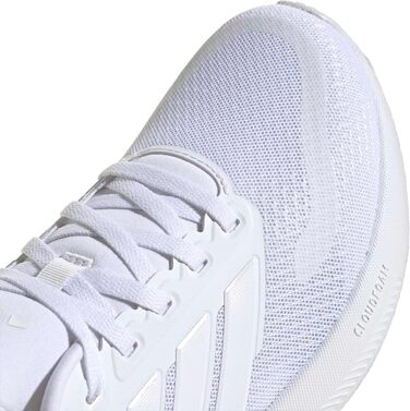 Жіночі кросівки для бігу adidas Runfalcon 5 Cloud White — білі, з амортизацією Cloudfoam та дихаючою сіткою, розмір 39 1/3 EU