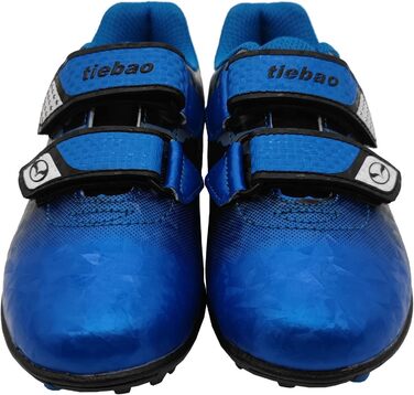 Дитячі футбольні бутси для гри на твердих ґрунтових покриттях, Outdoor, розмір 25-37, зелені та сині