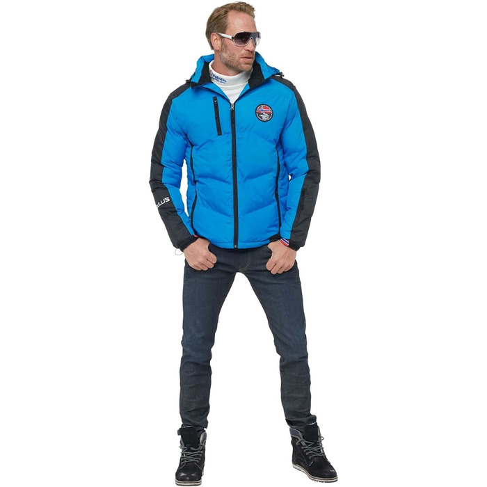 Чоловіча лижна куртка Nebulus Skijacke SKIBRÖK, світло-блакитна