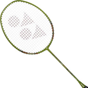 Бадмінтонна ракетка YONEX Nanoray 72, легка, золота, 5U G4, нанометрична технологія, X-FULLERENE, аеродинамічна ізометрична форма, Solid Feel Core, інтегроване T-з'єднання, розроблено в Японії, вироблено в Китаї