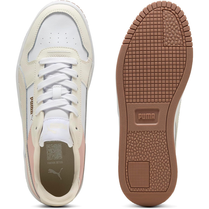 Жіночі кросівки PUMA Carina Street White-Alpine Snow-Frosted Ivory, розмір 39 EU