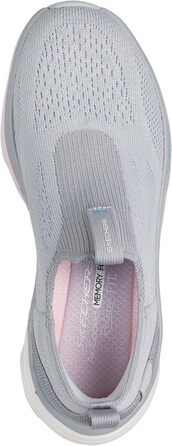 Жіночі кросівки Skechers D'lux Vapor Evening Glow, білі, багатокольорові (37 EU, сірий, рожевий)