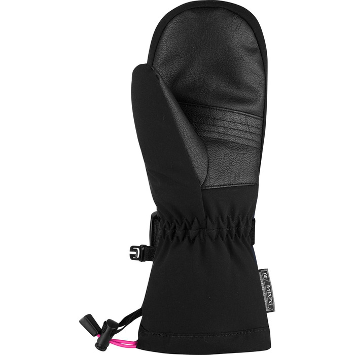 Дитячі гірськолижні рукавиці Reusch Softshell з пуховим утепленням, чорні, розмір 6.5