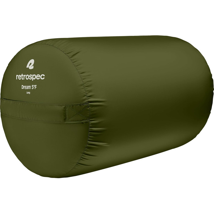 Спальний мішок Retrospec Dream 5°C, Мумія, для кемпінгу, Wacholder, Long