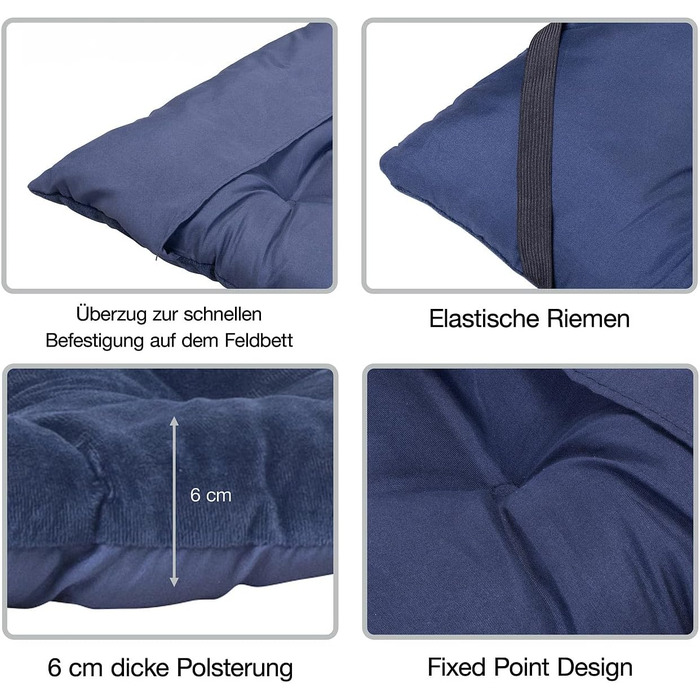 Кемпінгове ліжко Semptec Urban Survival Technology з XL-матрацом, до 120 кг, зручне, надувне