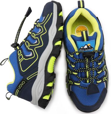 Дитячі кросівки UOVO для ходьби, бігу та активного відпочинку (водонепроникні, антиковзкі) – блакитний, жовтий, 28 EU