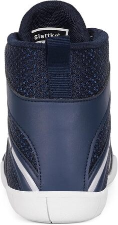 Чоловічі борцовки для боротьби, боксівські туфлі, фітнес-кросівки, підошва з нульовим тертям, блакитний, зелений (42.5 EU, широкі, темно-синій)