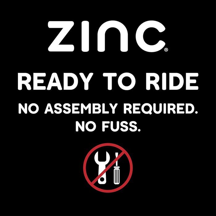 Самокат міський Zinc Verge Pro регульована висота помаранчево-фіолетовий