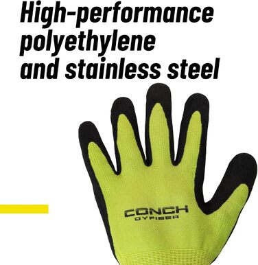 Рукавички для дайвінгу Cressi Conch Dyfiber, XL, лайм