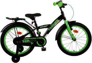 Дитячий велосипед Volare Thombike 18 дюймів для хлопчиків, чорний/зелений