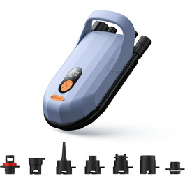 Електрична повітряна помпа Airbank Whale Shark Pro з акумулятором 7800 mAh: для SUP, каяків, човнів, наметів, повітряних зміїв. 20 PSI, перезаряджувана.